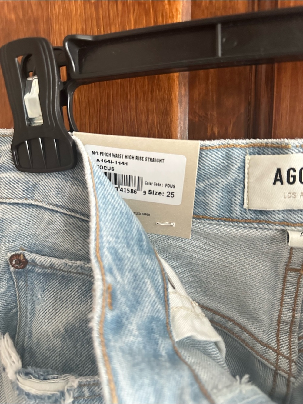 Agolde 90’s Pinch Waist High Rise Straight Jean - Picture 5 of 11